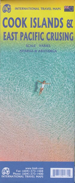 Carte de voyage - Iles Cook & Croisières dans le Pacifique oriental | ITM carte routière ITM