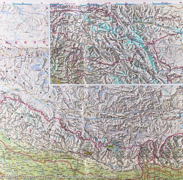 Carte de voyage - Inde | IGN carte routière IGN