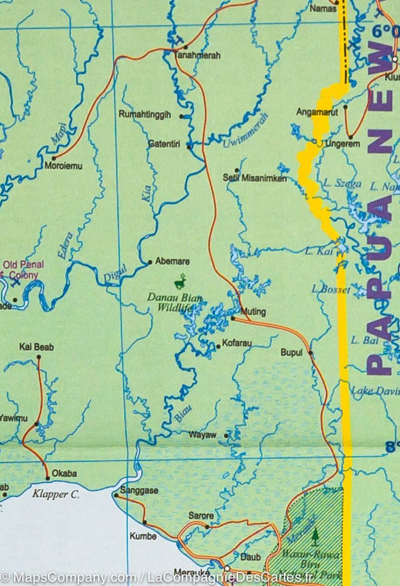 Carte de voyage - Indonésie | ITM carte routière ITM