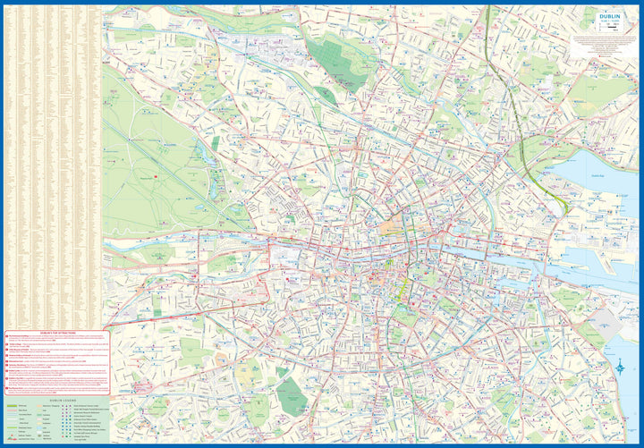 Carte de voyage - Irlande & Plan de Dublin | ITM carte pliée ITM 