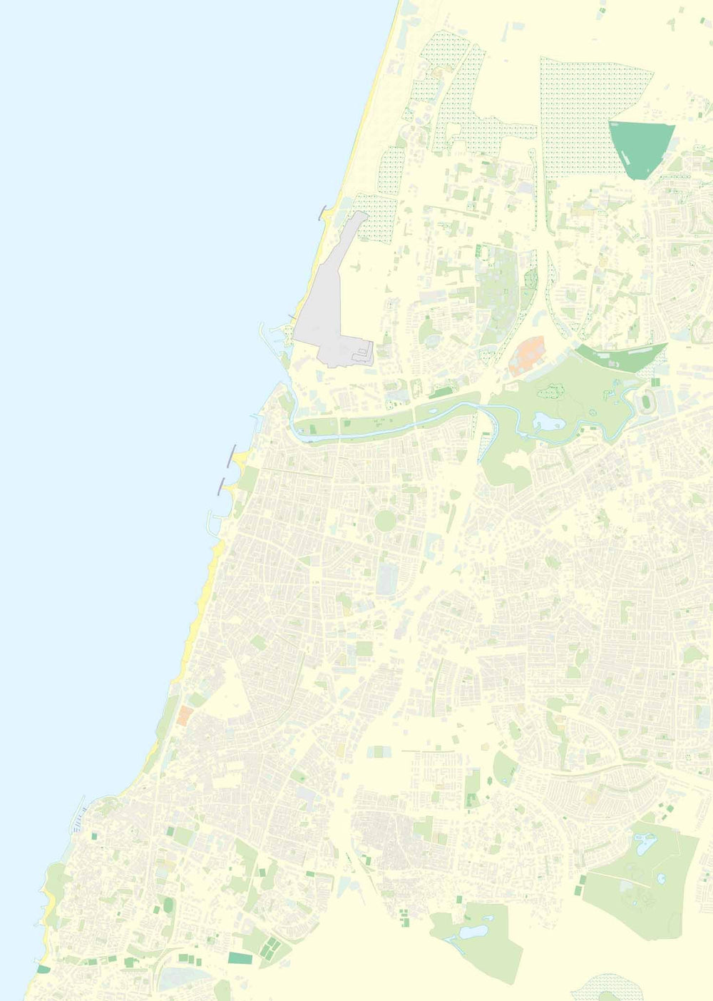 Carte de voyage du centre de l'Israël et Plans de Tel Aviv et Jaffa | ITM - La Compagnie des Cartes