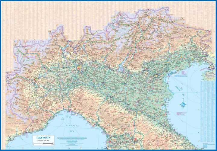Carte de voyage - Italie Nord et Centre | ITM carte pliée ITM 