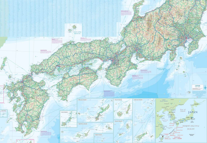 Carte de voyage - Japon | ITM carte pliée ITM 