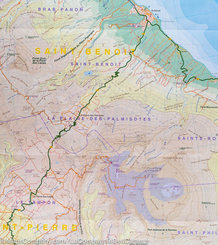 Carte de La réunion et de l&rsquo;Ile Maurice | ITM - La Compagnie des Cartes