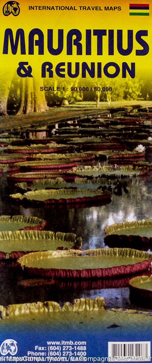 Carte de voyage - La réunion & Ile Maurice | ITM carte routière ITM