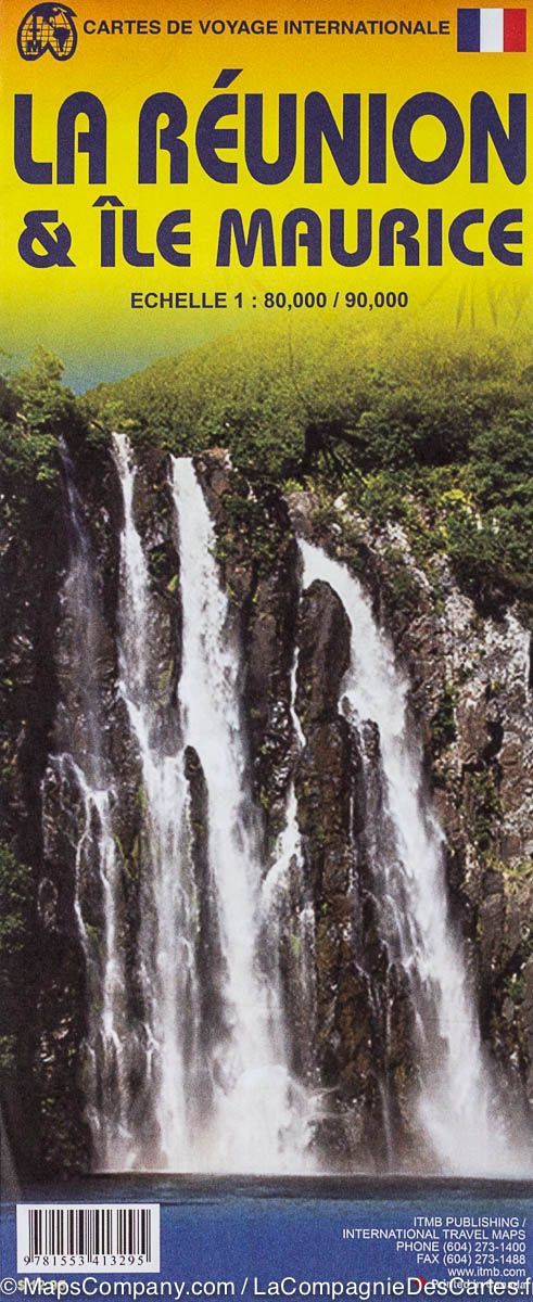 Carte de voyage - La réunion & Ile Maurice | ITM carte routière ITM