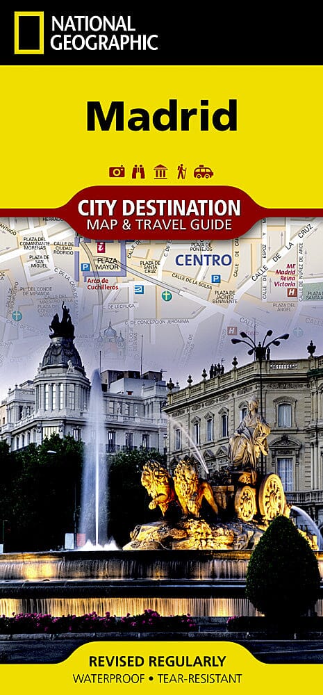 Carte de voyage - Madrid (Espagne) | National Geographic carte routière National Geographic