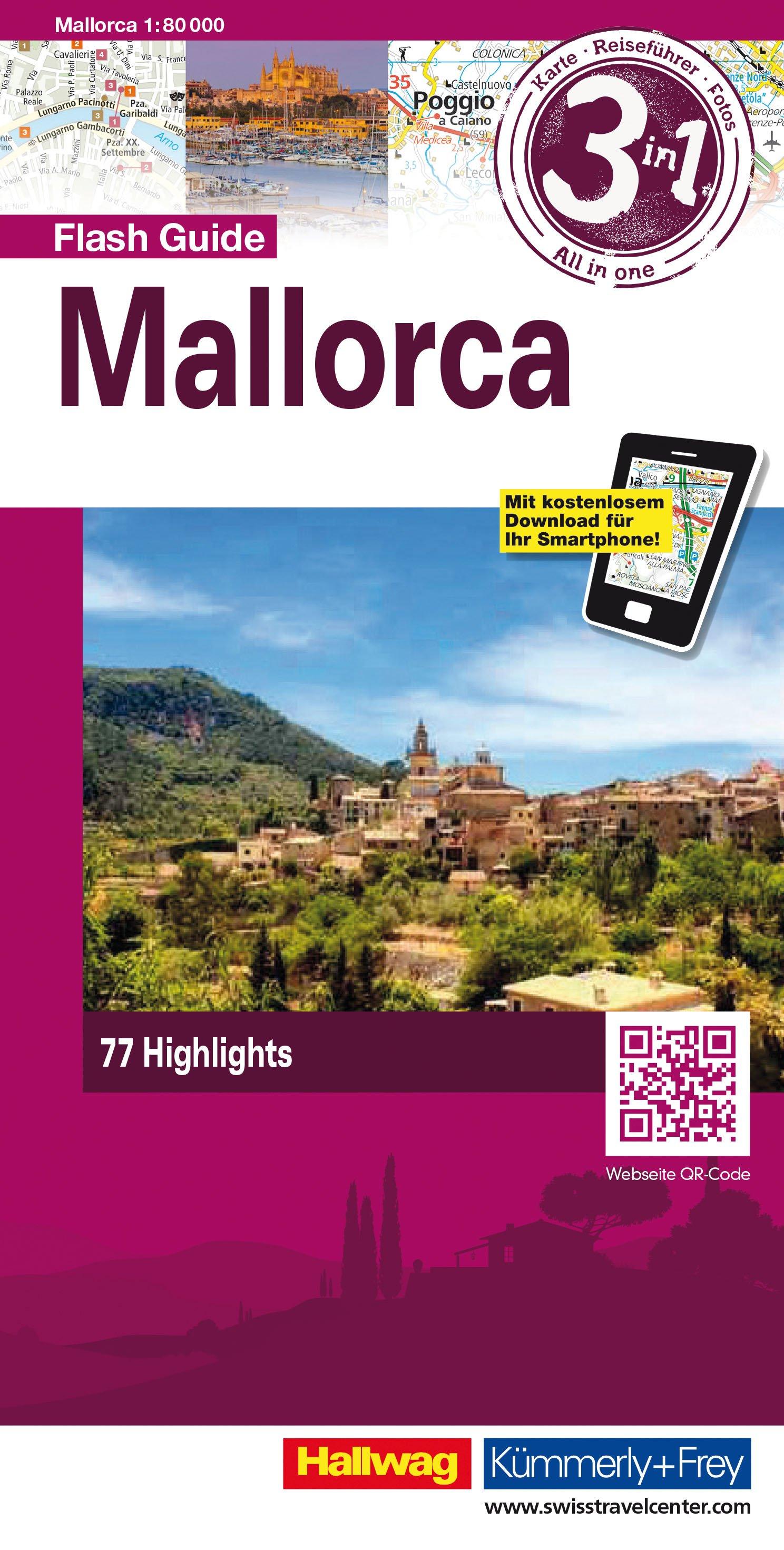 Carte de voyage - Majorque Flash Guide | Hallwag carte routière Hallwag Default Title