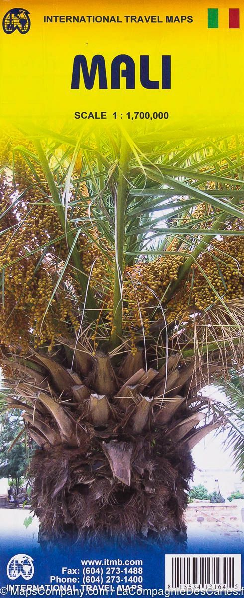 Carte de voyage - Mali | ITM carte routière ITM