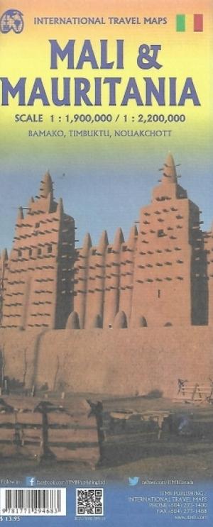 Carte de voyage - Mauritanie & Mali | ITM carte routière ITM
