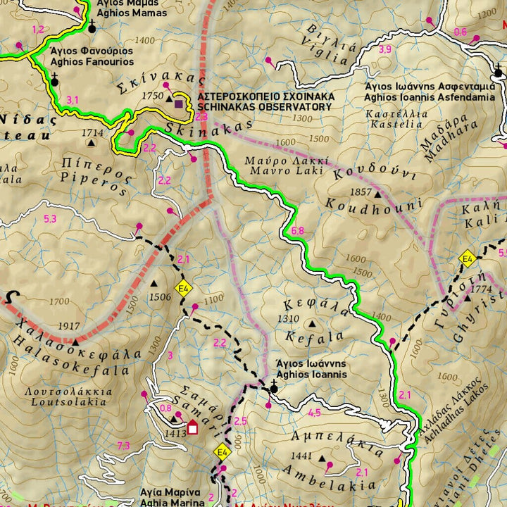 Carte de voyage n° 449 - Crète Centrale | Terrain Cartography carte pliée Terrain Cartography 