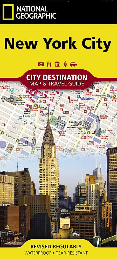 Carte de voyage - New York City | National Geographic carte routière National Geographic