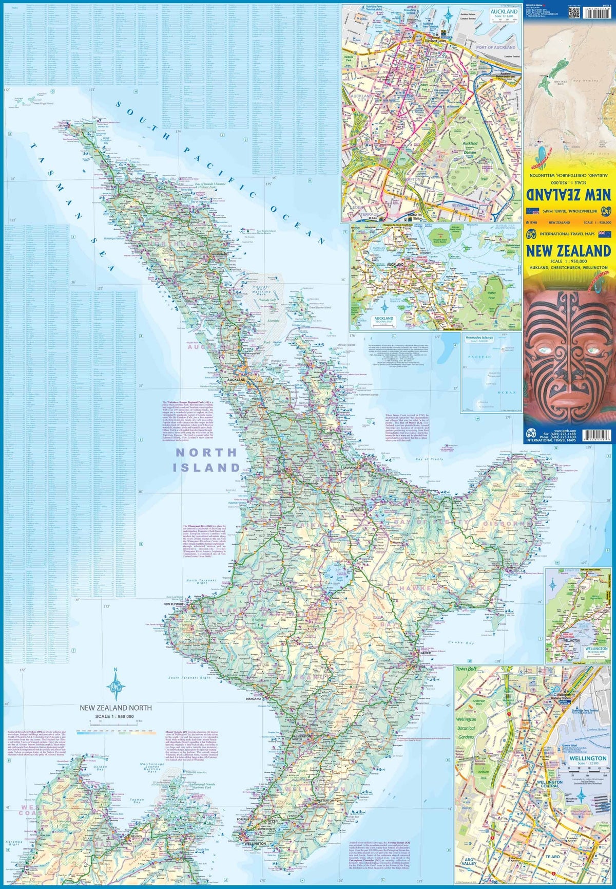 Itm Map Dunedin/Mosgiel et Oamaru (Nouvelle-Zélande) | Kiwi Maps – Cartovia
