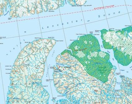 Carte de voyage - Nunavut (Canada) | ITM carte pliée ITM 