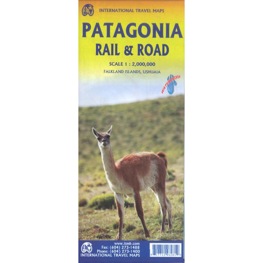 Carte de voyage - Patagonie (routes et chemins de fer) | ITM carte pliée ITM 