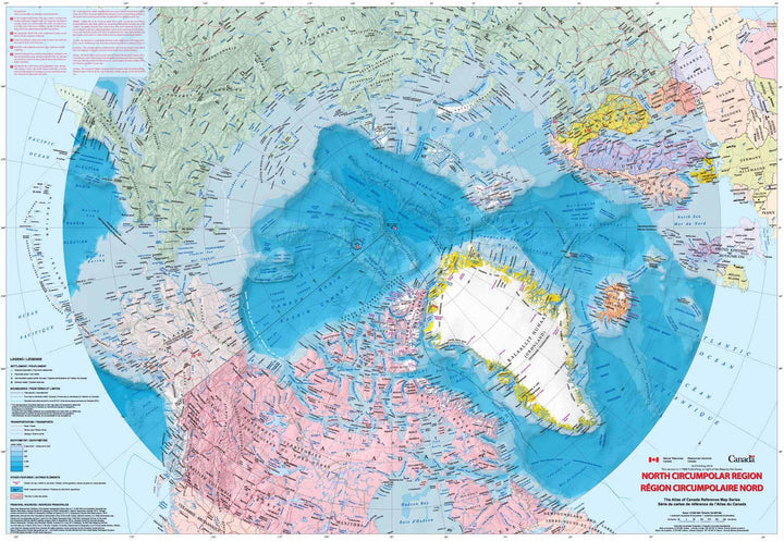 Carte de voyage - Pôle Nord & Groenland | ITM carte pliée ITM 