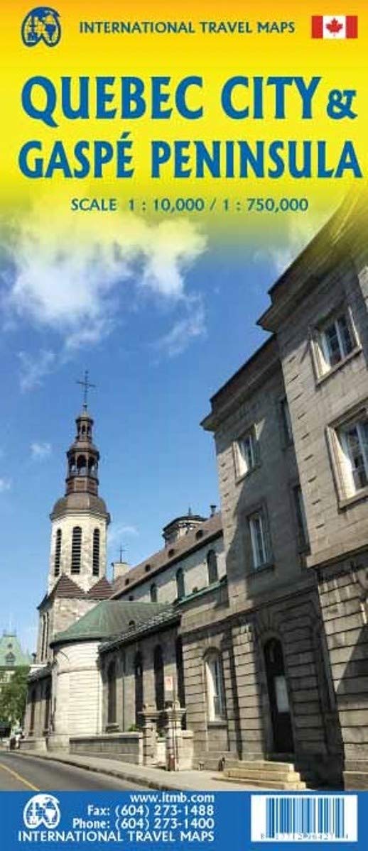 Carte de voyage - Québec ville & Gaspésie | ITM carte routière ITM