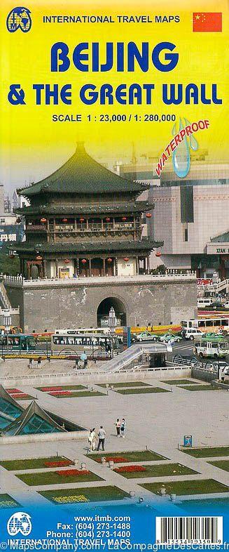 Carte de voyage - Région de Pékin & Plan de Pékin | ITM carte routière ITM