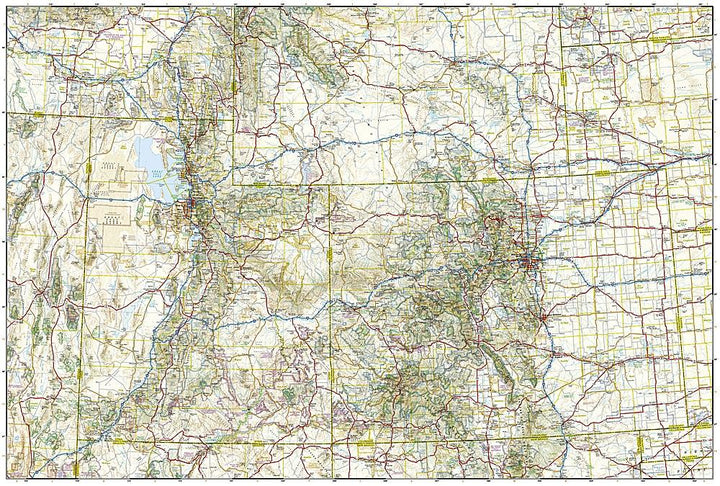 Carte de voyage - Rocky Mountains (USA) | National Geographic - La Compagnie des Cartes