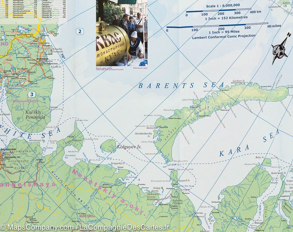 Carte de voyage - Russie | ITM carte routière ITM