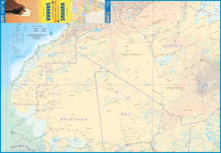 Carte de voyage - Sahara | ITM carte pliée ITM 