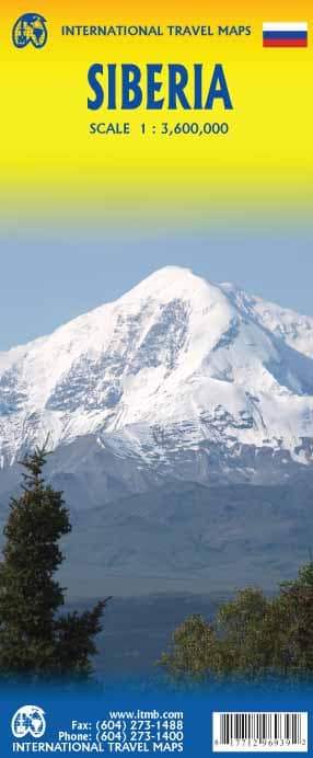 Carte de voyage - Sibérie | ITM carte routière ITM
