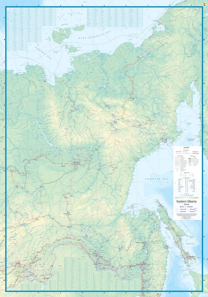 Carte de la Sibérie | ITM - La Compagnie des Cartes
