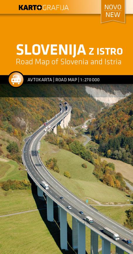 Carte de voyage - Slovénie, Istrie | Kartografija carte routière Kartografija Default Title