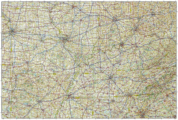 Carte de voyage - Southeastern Plains & Gulf Coast (USA) | National Geographic - La Compagnie des Cartes