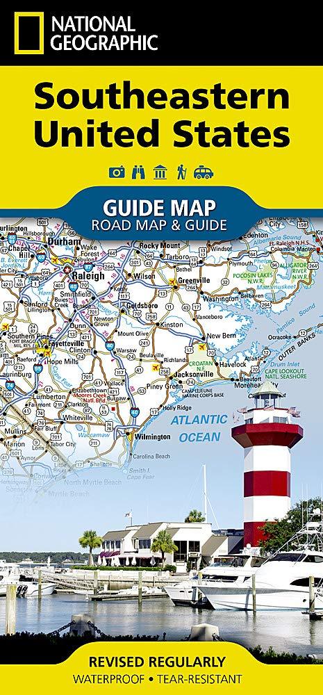 Travel map - South - East US | National Geographic – Cartovia