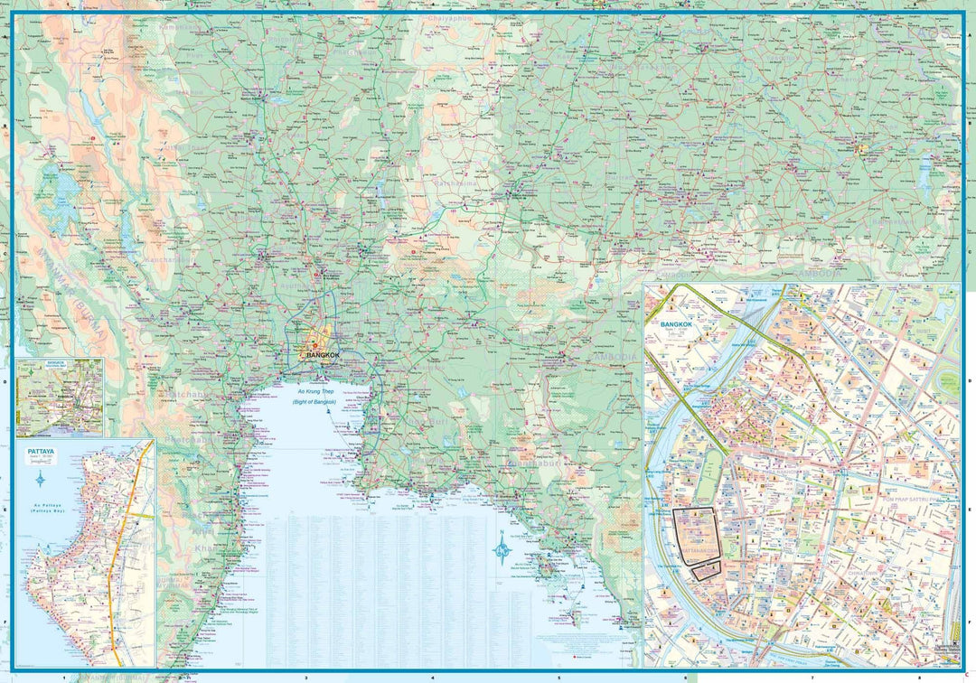 Carte de voyage - Thailande Nord | ITM carte pliée ITM 