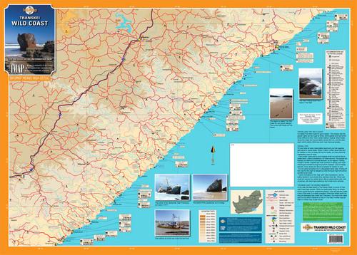 Carte de voyage - Transkei Wild Coast (Afrique du Sud) | Infomap carte pliée Infomap 