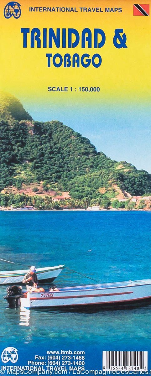 Carte de voyage - Trinidad & Tobago | ITM carte routière ITM