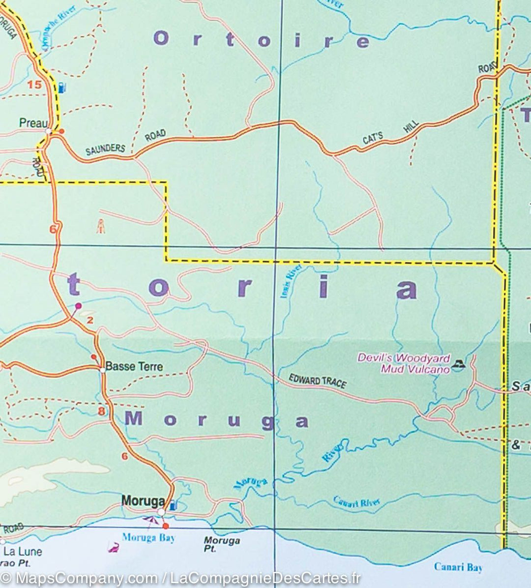Carte de Trinidad et Tobago | ITM - La Compagnie des Cartes
