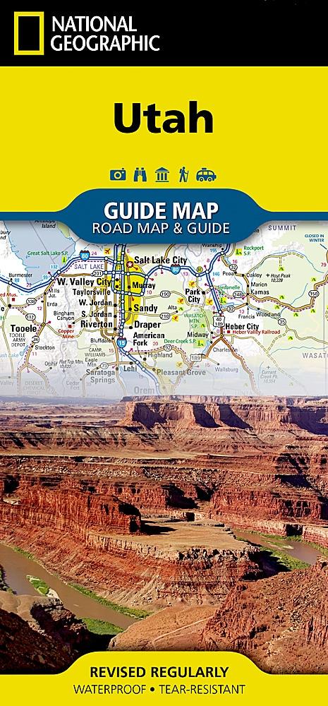 Carte de voyage - Utah | National Geographic carte routière National Geographic