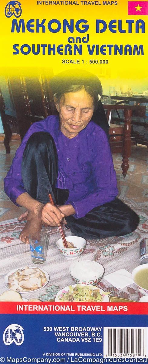 Carte de voyage - Vietnam Sud & Delta du Mekong | ITM carte routière ITM