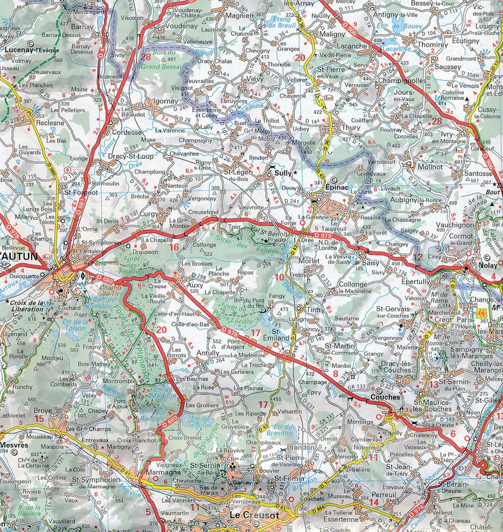 Carte départementale n° 311 - Eure-et-Loir, Paris & Yvelines | Michelin carte pliée Michelin 