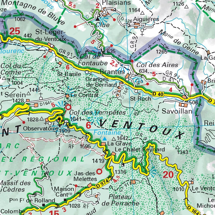 Carte départementale n° 332 - Drôme & Vaucluse | Michelin carte pliée Michelin 