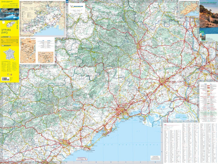 Carte départementale n° 339 - Gard & Hérault | Michelin carte pliée Michelin 