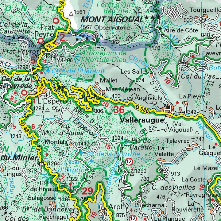 Carte départementale n° 339 - Gard & Hérault | Michelin carte pliée Michelin 