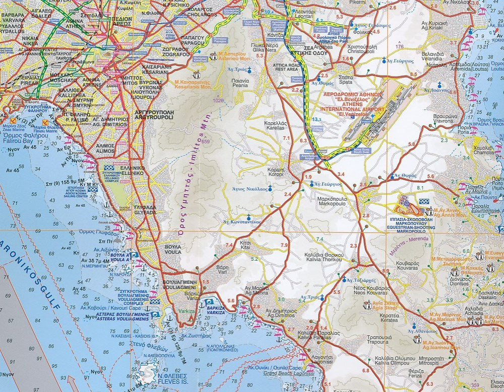 Carte des Cyclades (Grèce) - n° 59 | Orama carte pliée Orama 