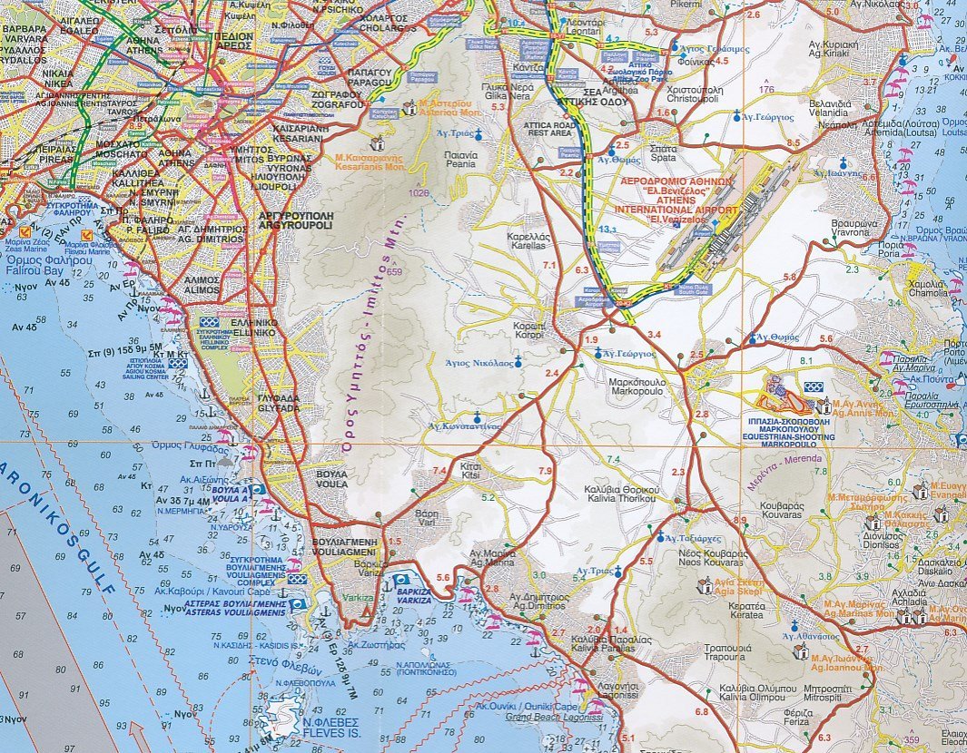 Carte des Cyclades (Grèce) - n° 59 | Orama carte pliée Orama 