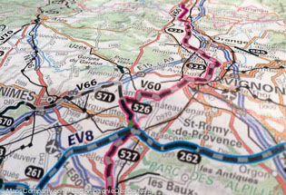 Carte des voies vertes et véloroutes de France | IGN carte routière IGN