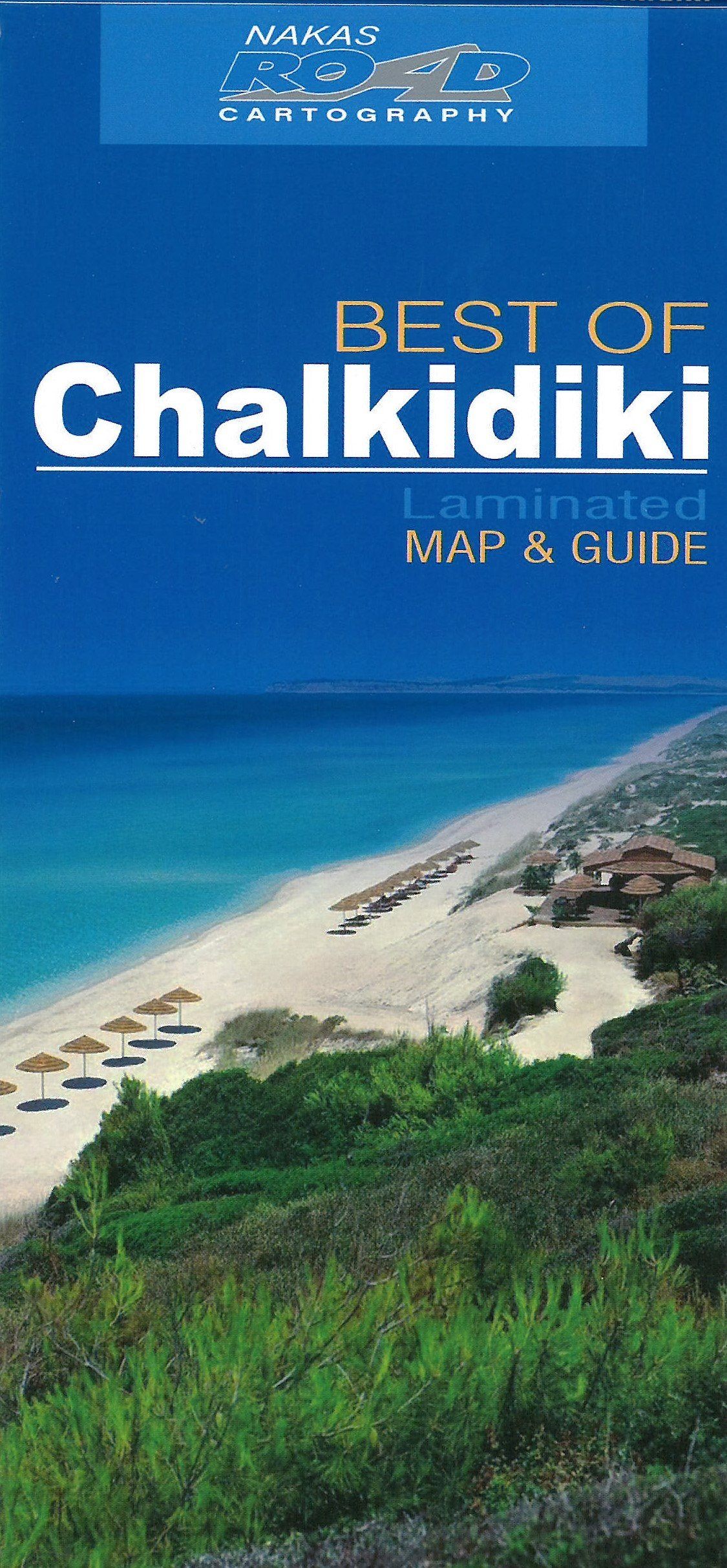 Carte détaillée - Chalkidiki / Chalcidique | Road Editions - Best Of carte routière Road Editions