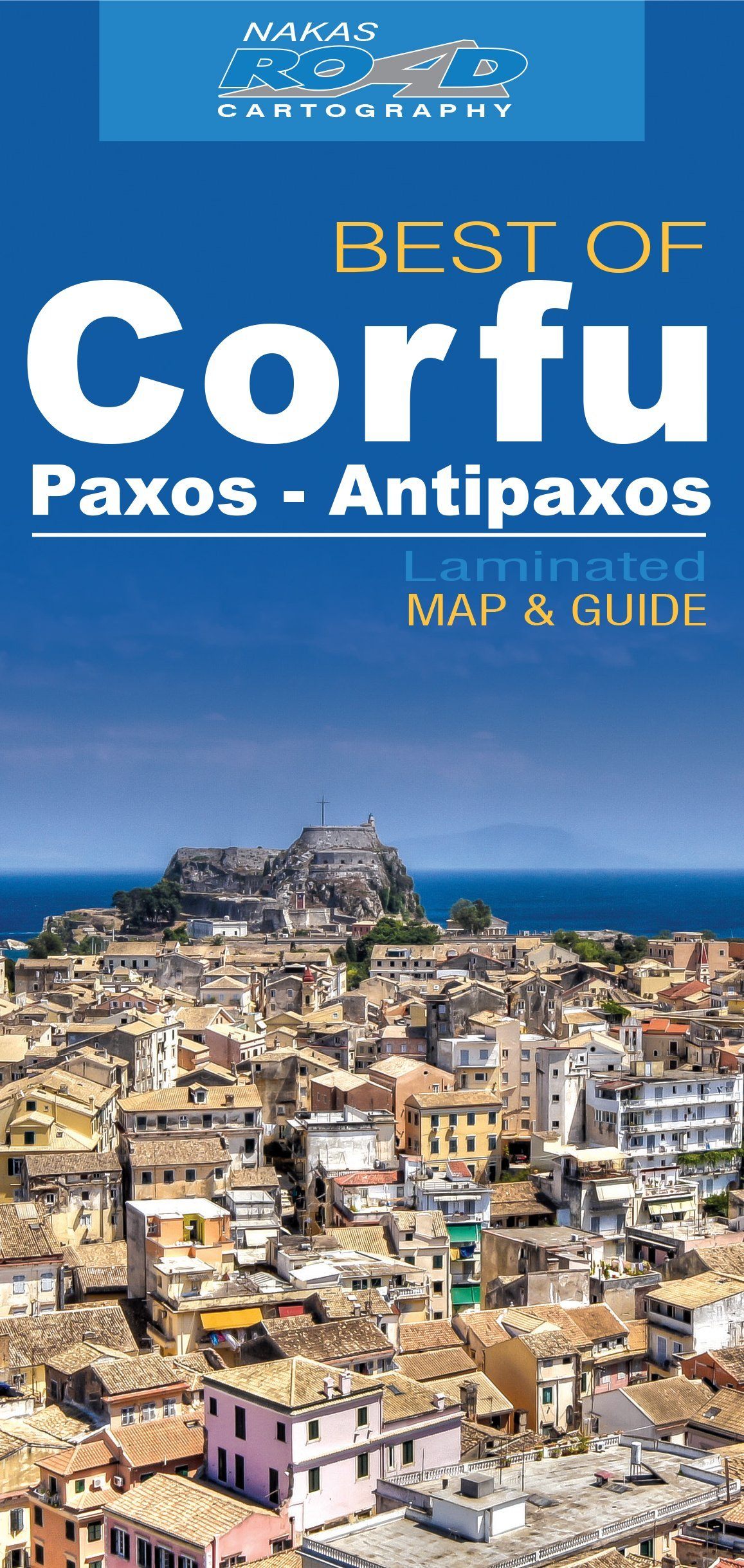 Carte détaillée - Corfou | Road Editions - Best Of carte routière Road Editions