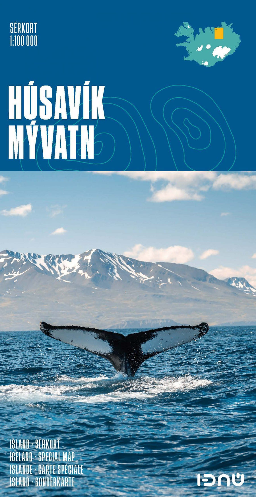 Carte détaillée - Husavik et Lac Myvatn (Islande) | Ferdakort carte pliée Ferdakort 