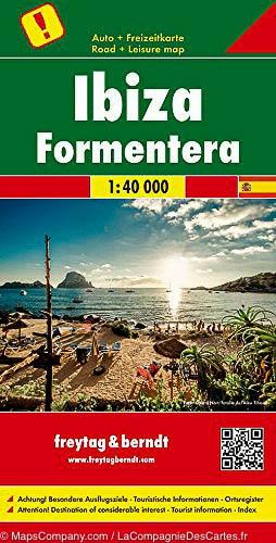 Carte détaillée - Ibiza & Formentera (îles Baléares) | Freytag & Berndt carte pliée Freytag & Berndt 