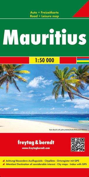 Carte détaillée de l'île Maurice | Freytag & Berndt - La Compagnie des Cartes