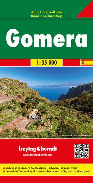 Carte détaillée - La Gomera (Iles Canaries) | Freytag & Berndt carte routière Freytag & Berndt