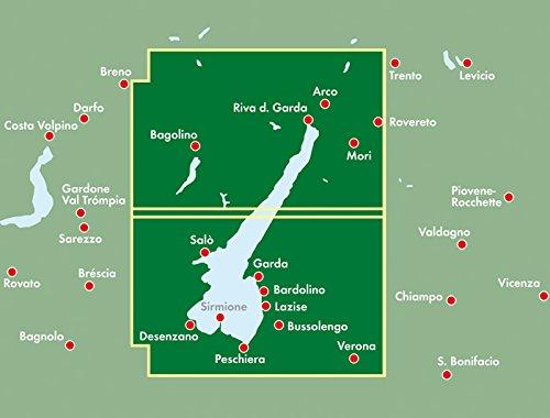 Carte détaillée - Lac de Garde | Freytag & Berndt carte routière Freytag & Berndt